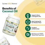 California Gold Nutrition, Superfoods, органическое нерафинированное кокосовое масло первого холодного отжима, 473 мл (16 жидк. унций)