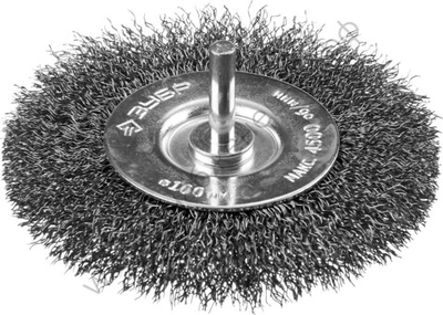 ЗУБР 100 мм, витая стальная проволока, 0.3 мм, Щетка дисковая, Профессионал (35198-100)