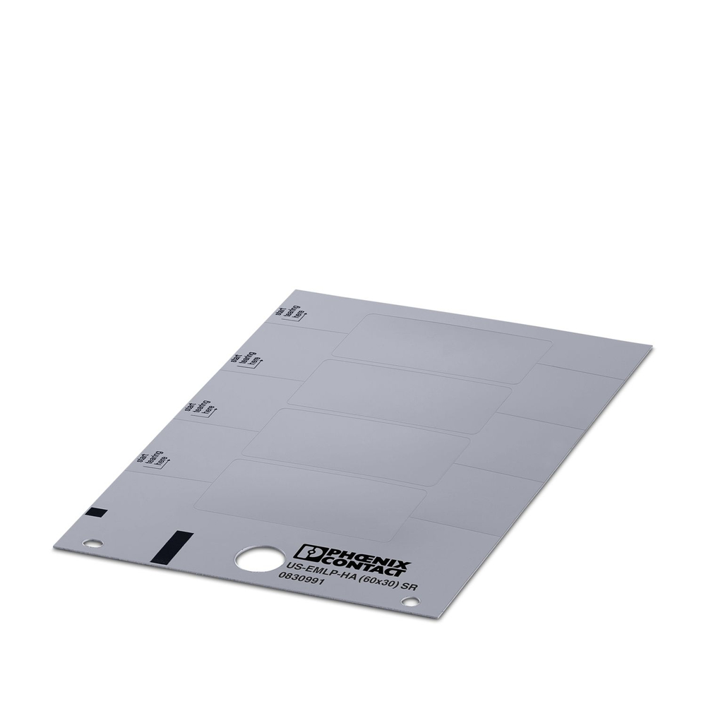 0830991 - US-EMLP-HA (60X30) SR - Пластиковая табличка