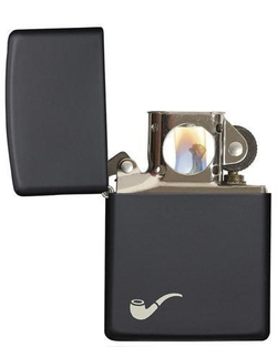 Зажигалка чёрная матовая для трубок ZIPPO ZP-218PL