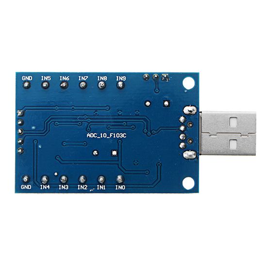 10-канальный модуль АЦП STM32 c USB интерфейсом