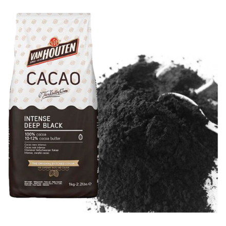 Какао порошок черный Cacao Barry "Intense Deep Black"(10-12% жирность) 200гр