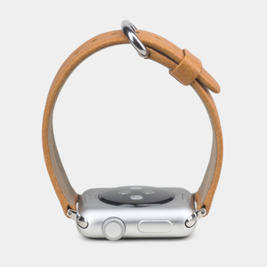 Ремешок для Apple Watch 44/45/46 mm из кожи теленка, золотого цвета