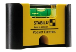 Уровень Stabila Pocket Electric 7 см с чехлом на пояс Арт. 18115