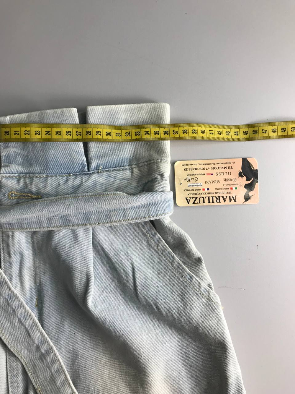 Шорты с завышенной талией, визуально на 44 размер, новые