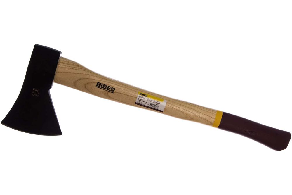 БИБЕР 85114 Топор кованый дер. рукоятка "Премиум" 1,25кг (6/12)