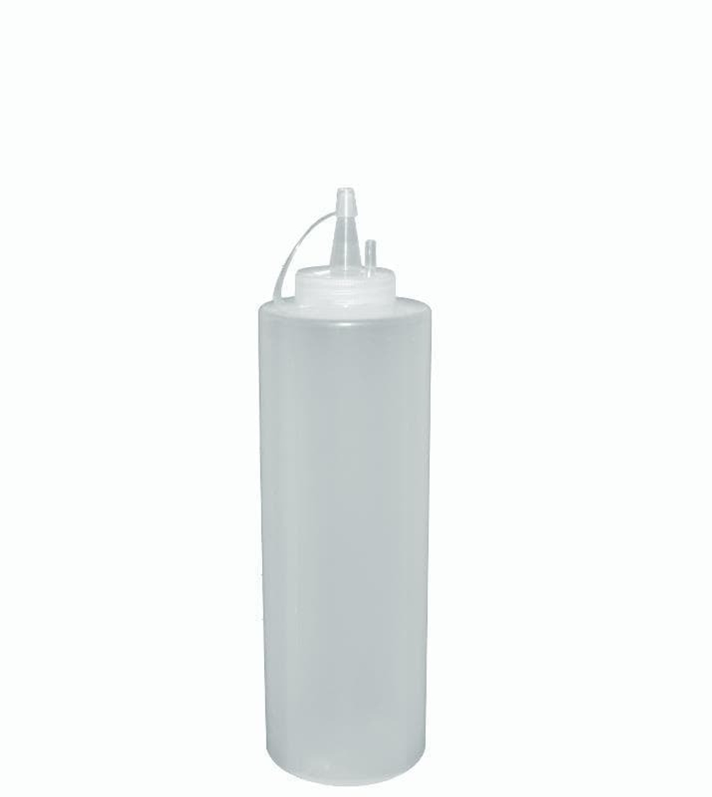 Емкость для соуса 700 мл. d=68 мм. h=240 мм. с крышкой прозрачная MG /1/24/ 1741/32100