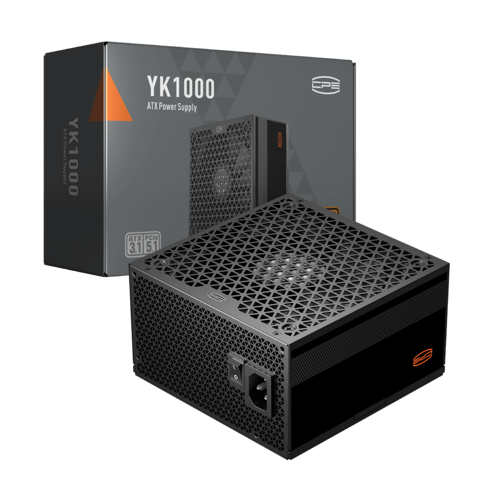 Блок питания PCCooler 1000W, YK1000, Non Modular, 80+ BRONZE, ≥89%, Fan 135mm, Черный, P5-YK1000-B1H