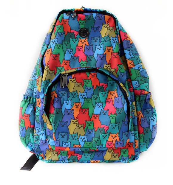 Рюкзак женский "Найди спящего кота"