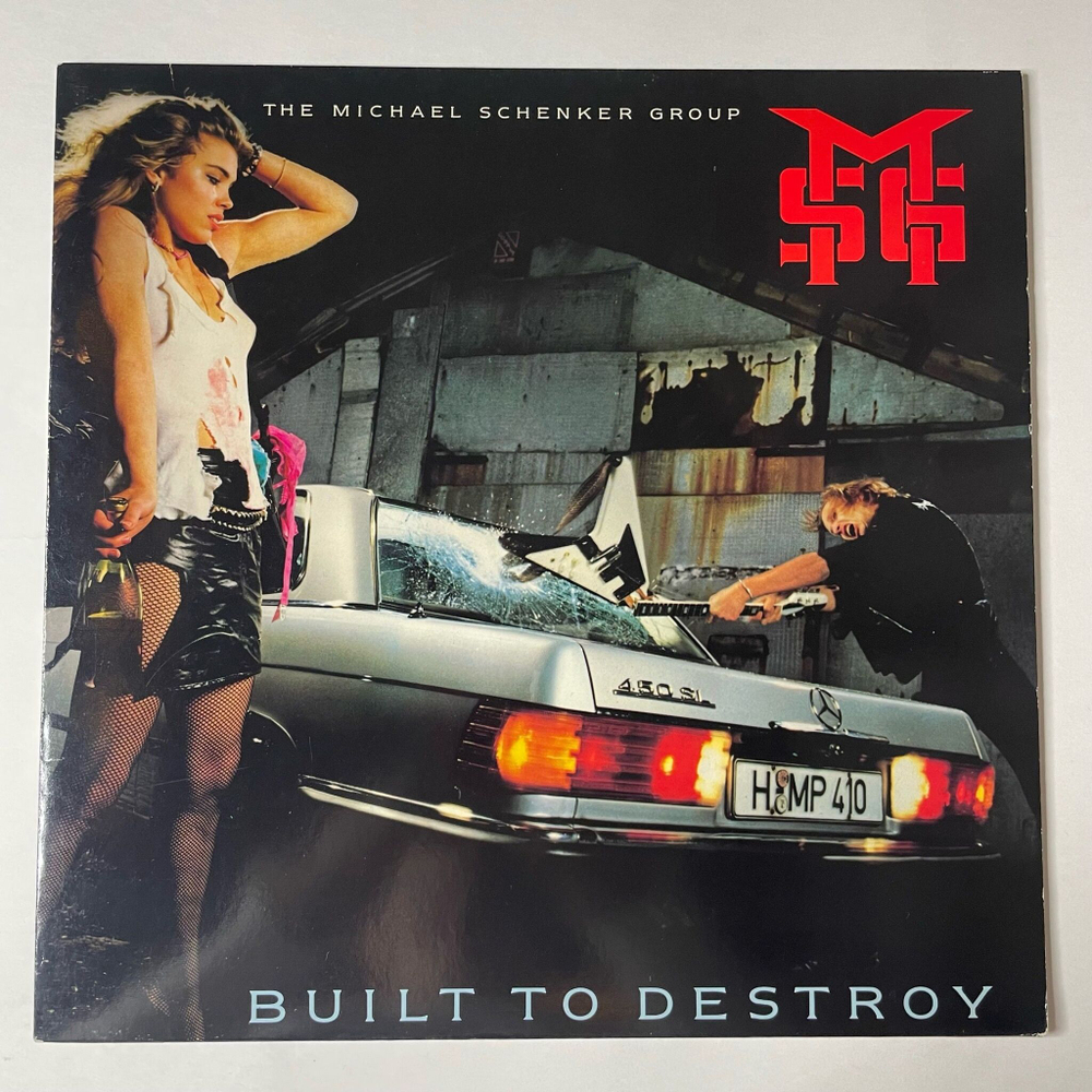 Винтажная виниловая пластинка LP The Michael Schenker Group Built To Destroy (Germany 1983)