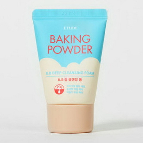 Глубоко очищающая пенка с содой для снятия макияжа и ВВ крема Etude Baking Powder BB Deep Cleansing Foam, 30мл