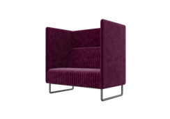 Bronks Диван одноместный BROS-1 Velvet lux 65/Металл Черный 1050*760*1180