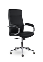 Кресло Рикс СН-577, хром, экокожа Santorini