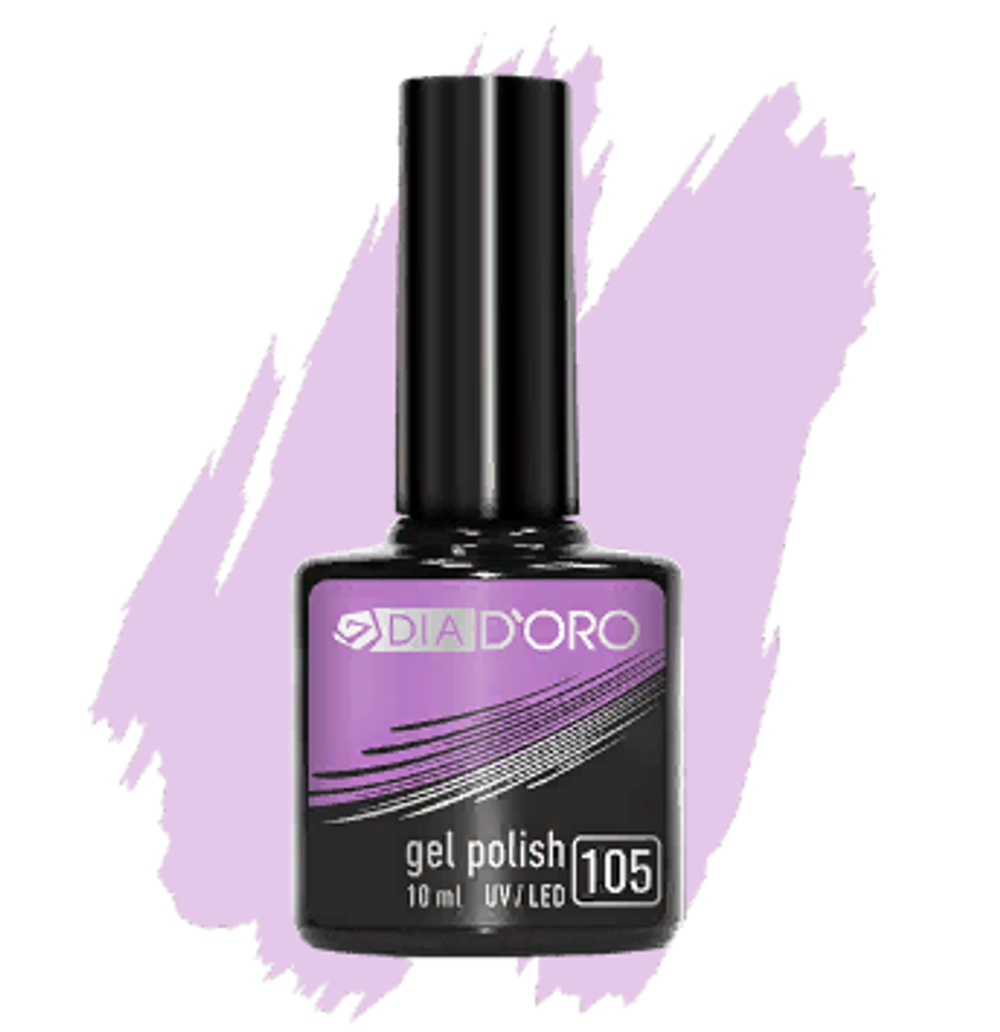 Dia D'oro Гель-лак для ногтей Gel Polish, трехфазный, №105, 10 мл