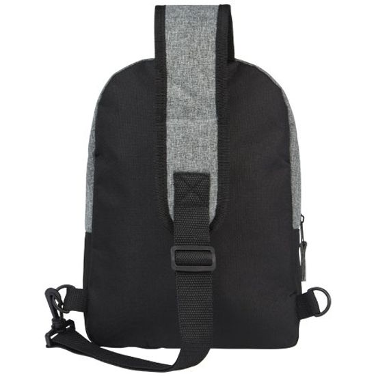 Двухцветная сумка на одно плечо Reclaim объемом 3,5 л, изготовленная из переработанных материалов по стандарту GRS