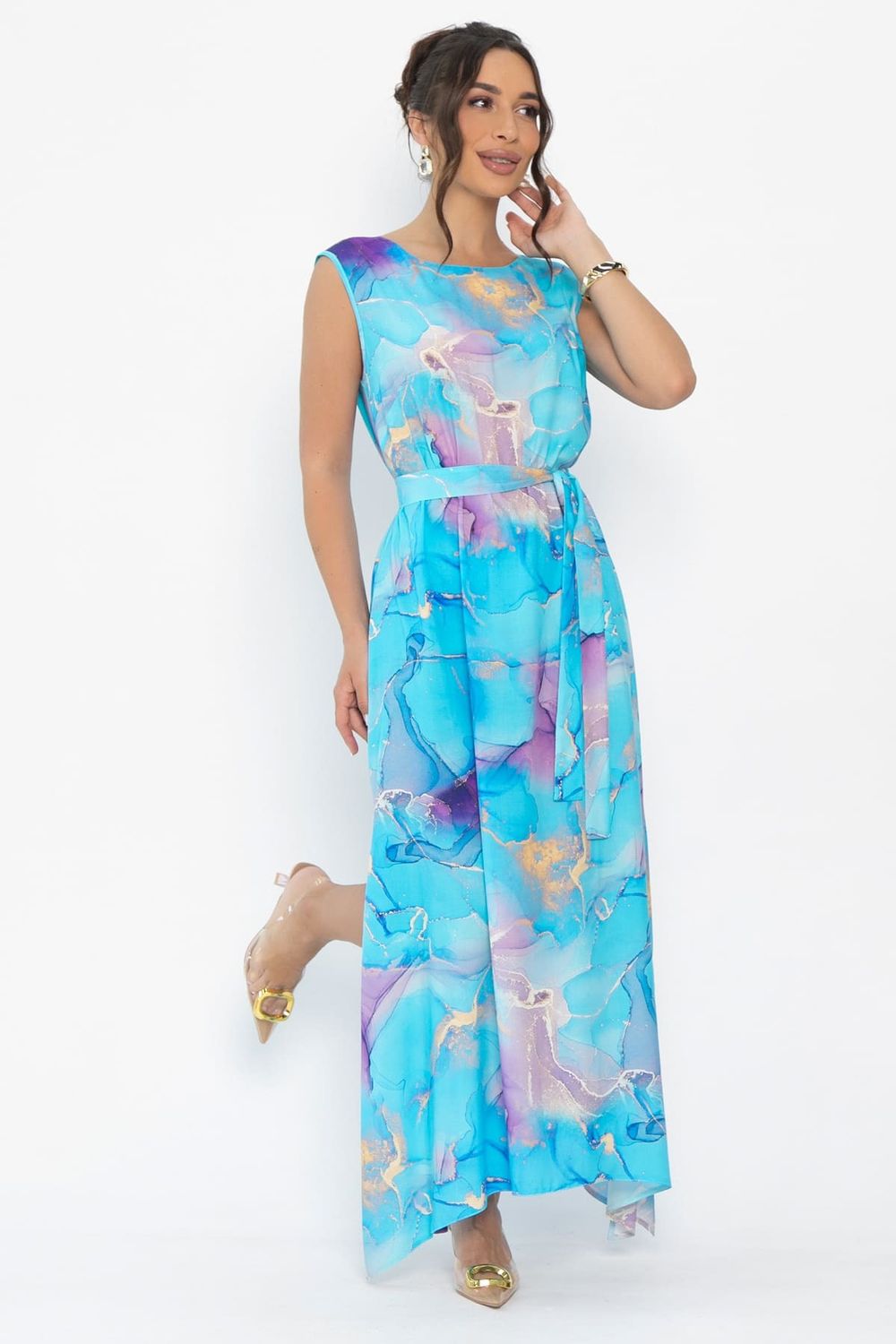 Платье Иниша (голубое) П13923-4М LT Collection