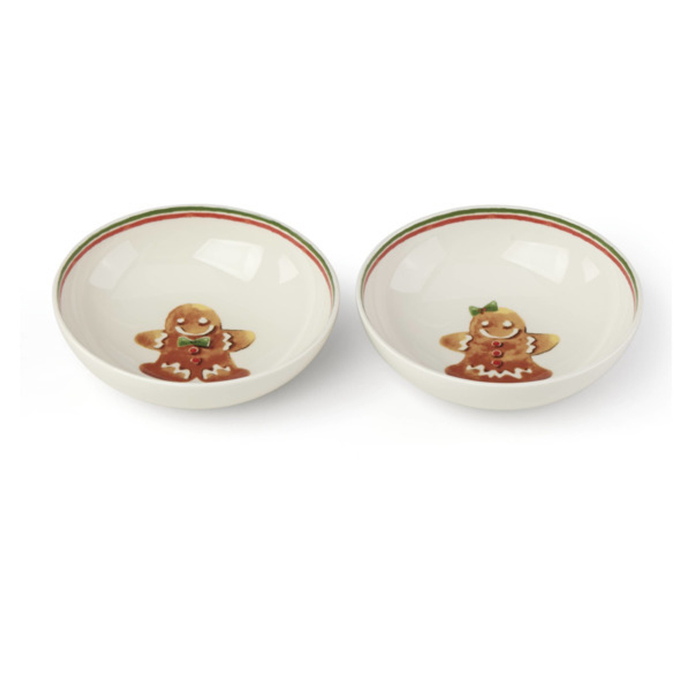 Набор салатников индивидуальных 2шт 12.7см Lenox Новогодняя Имбирный пряник