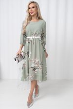 Платье Эрин (оливковое) Р11-1216/3 Nikol (Акция)