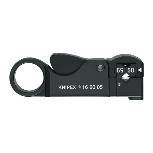 Инструмент для удаления изоляции с коаксиальных кабелей 105 мм Knipex 16 60 05 SB