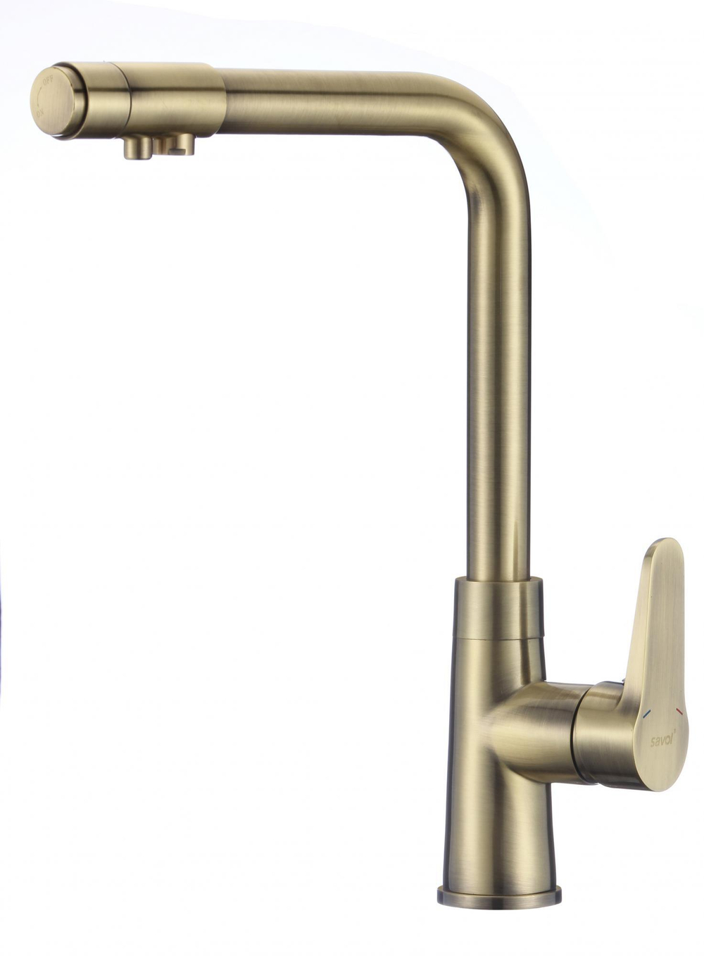 Смеситель для кухонной мойки под фильтр Savol S-L1804C