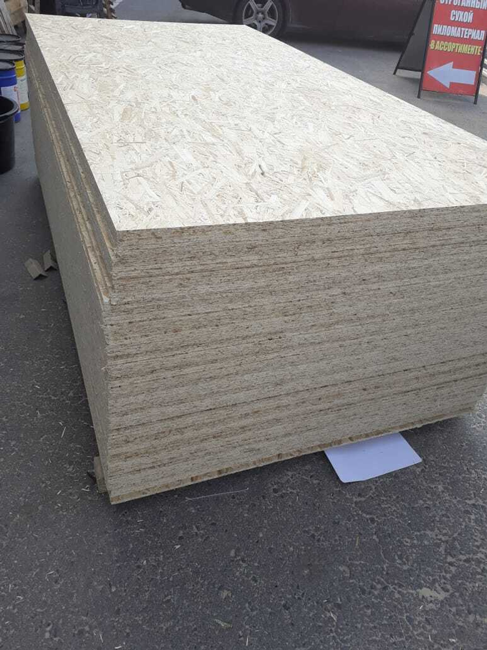 Плита OSB-3 15*1220*2440 мм. Влагостойкая.