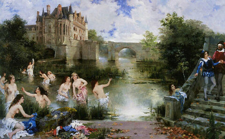 Noel Saunier (1847-1890) - эротическое искусство французского художника