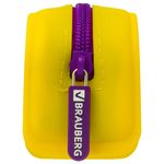 Пенал-косметичка BRAUBERG, силикон, "Fox", 20х5х6 см, 229029