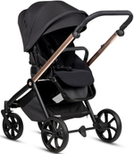 Детская коляска Tutis Mio 3 Plus Black Edition New 4 в 1 с автокреслом Elo Lux EduSky Black и базой 1622292 Rose Gold