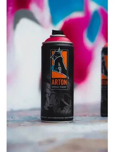 Аэрозольная краска Arton Fluor Line Флуоресцентный зелёный 520 мл