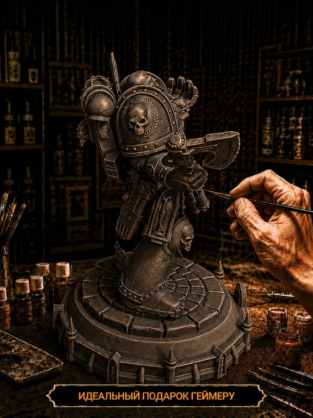 Фигурка коллекционная, Warhammer 40 000, Кровавый Ангел (англ. Blood Angels), высота 17 см