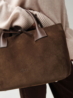 Замшевая сумка Iris DBR 31372 кофе