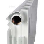 STOUT ALPHA 350 12 секций радиатор биметаллический боковое подключение (белый RAL 9016)
