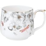 Кружка фарфоровая 470мл «Райские яблочки»