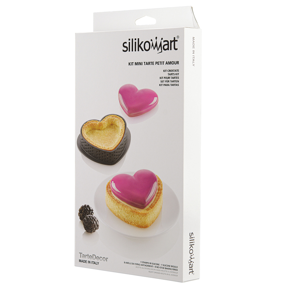 Набор для приготовления пирожных Mini Tarte Petit Amour силиконовая Silikomart 25.317.13.0065