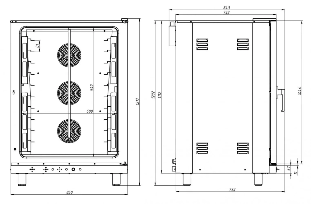 Конвекционная печь Grill Master ФЖШ/10 (22227)
