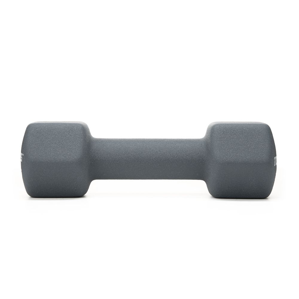 Гантель TORRES 3 кг, PL522503, металл в неопреновой оболочке, форма шестигранник, серый