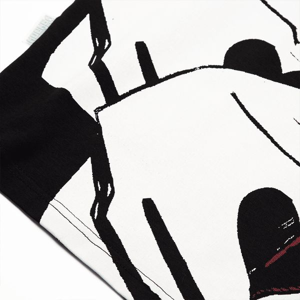 Футболка Doppelganger of Doppelganger Kimono черная - фото 6