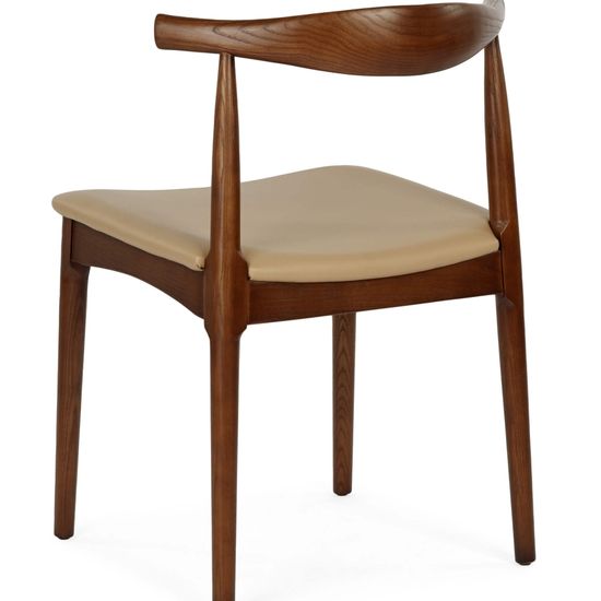 Стул Fallen деревянный сиденье экокожа