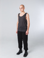 Майка унисекс "Серость". Серый меланж