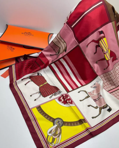 Щёлковый платок HERMES
