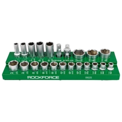 Головки 1/2'', набор 22пр. (6гр.) RockForce RF-50221