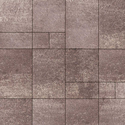 Тротуарная плитка ГРАНДО - Искусственный камень Плитняк, комплект из 4 видов плит