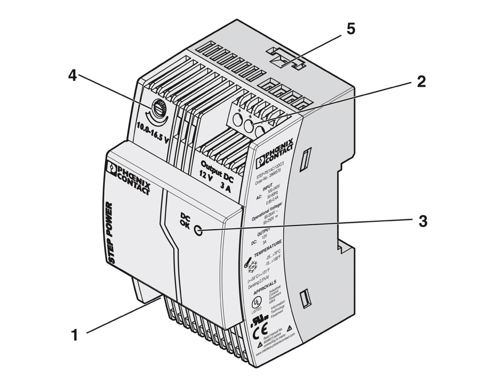 2868570 - STEP-PS/ 1AC/12DC/3 - Источники питания