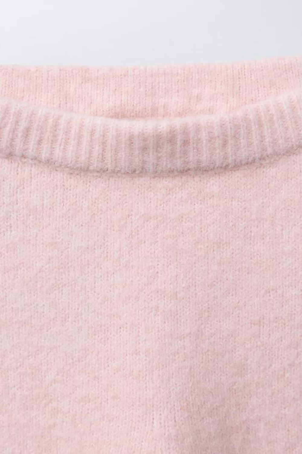 ZARA ЛЕГИНСЫ ТРИКОТАЖНЫЕ С КАРМАНОМ И ОБОРОЧКАМИ, СВЕТЛО-РОЗОВЫЙ