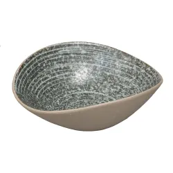 Салатник 250 мл 16,2*13,8 см h5,2 см глазурь Wave Up Glossy Stone Untouched Taiga P.L. [1]