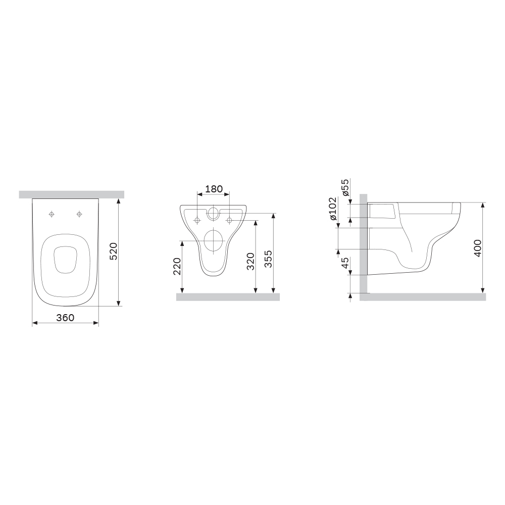 Унитаз подвесной FlashClean с сиденьем микролифт AM.PM X-Joy C85A1702SC белая