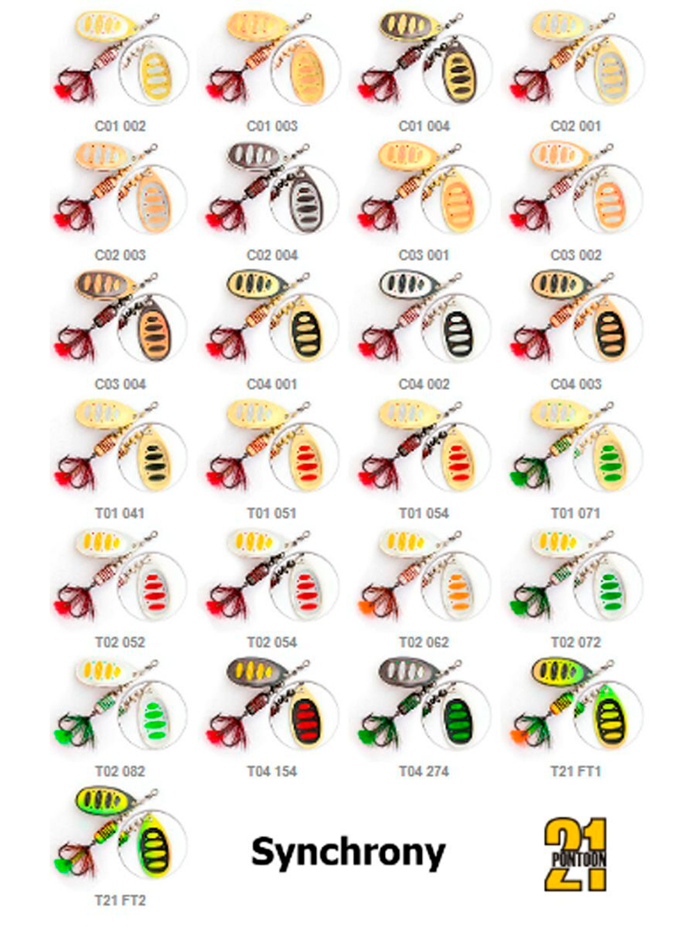 Блесна вращающаяся Pontoon21 SYNCHRONY, #5