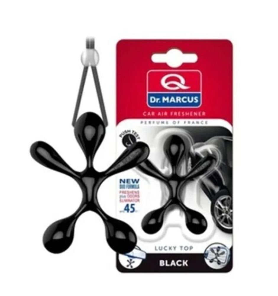 Ароматизатор подвесной  Lucky Top  Black (Dr.Marcus)