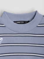 Спортивный костюм для девочки на весну голубой оверсайз