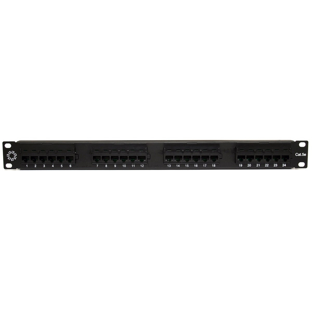 Патч-панель 5bites PPU55-01 Патч-панель UTP / 5E / 24P / KRONE / 110 / DUAL IDC / 1U / 19"